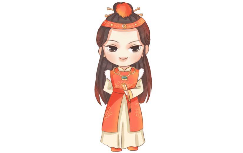 手绘Q版-红楼梦元素贴纸