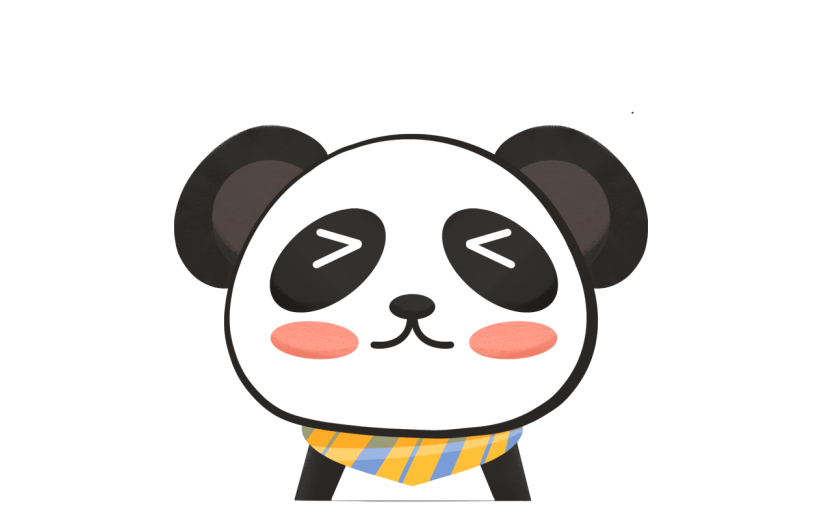 挡脸可爱贴纸1