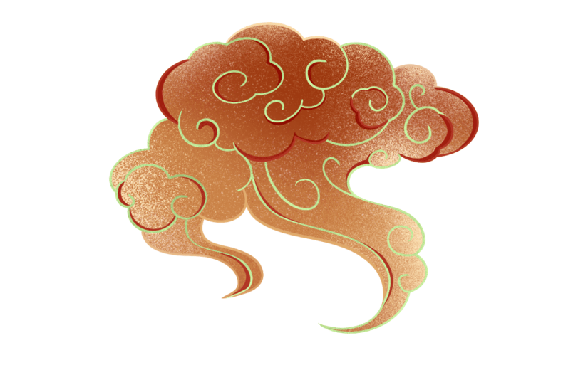 通用中国风中式敦煌云朵元素素材