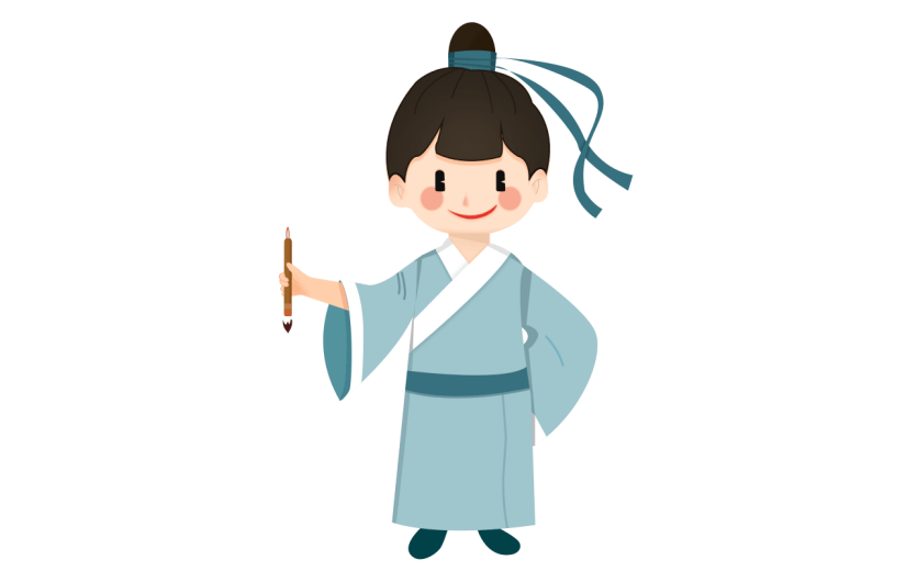 卡通感教育培训男人元素