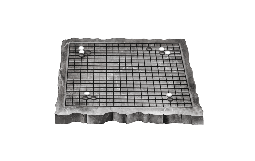 水墨风-棋盘元素贴纸棋盘