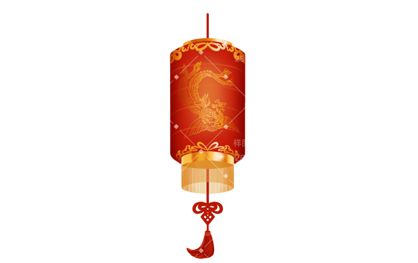 中国风喜庆新春红色灯笼新年元素4