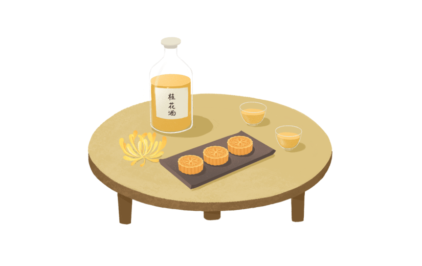 手绘-传统/新式节日主题-中秋节