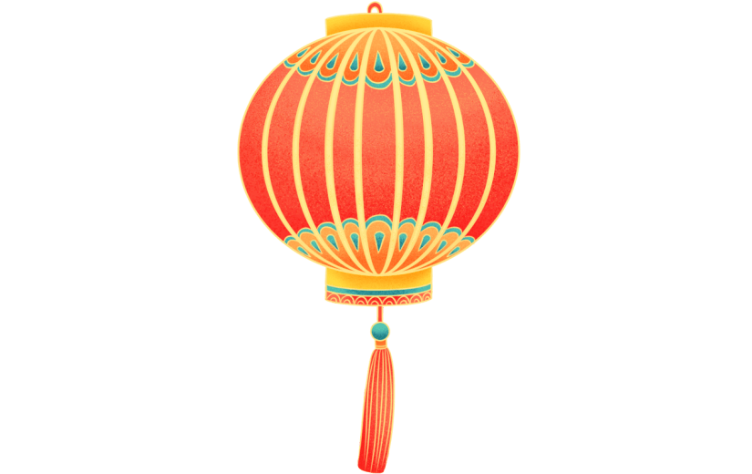 国潮中国风春节元素贴纸