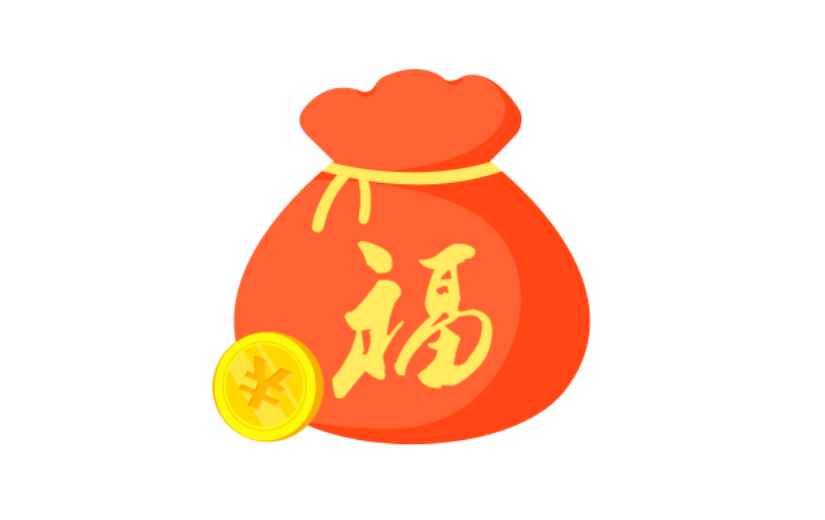 通用新年福袋卡通感贴纸