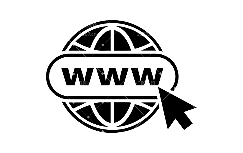 常规内容-图标系列扁平风网页地址图标元素