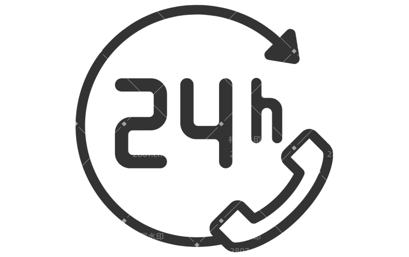 通用黑色矢量客服信息图标元素素材