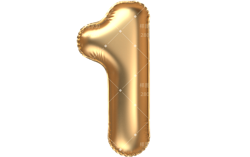 618促销大促通用金色充气立体气球数字艺术字