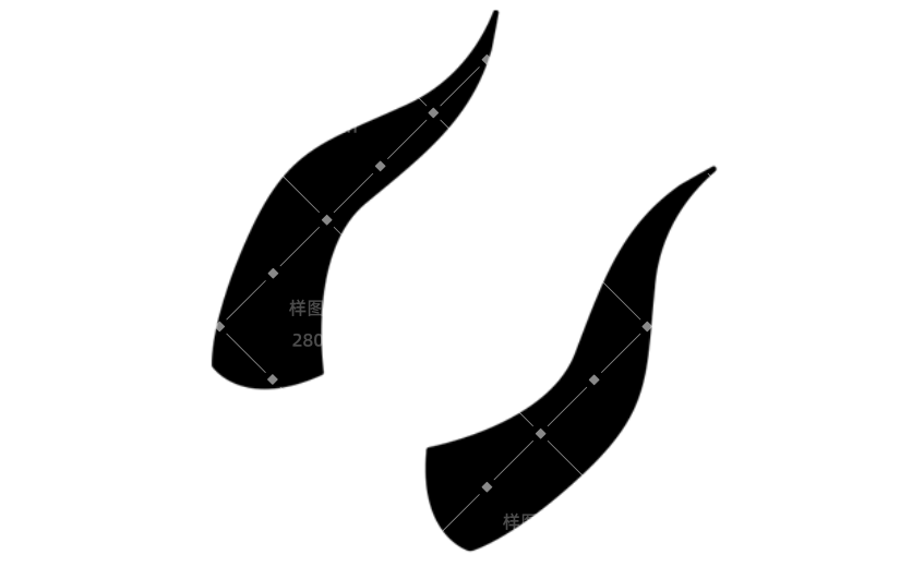 通用恶魔惊悚感贴纸