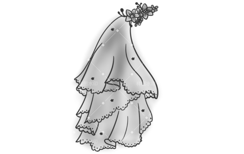 通用女神节手绘贴纸