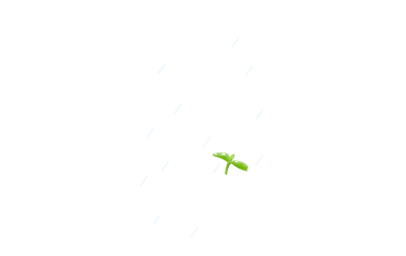 通用谷雨卡通感贴纸