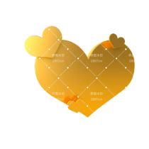 c4d七夕立体爱心装饰
