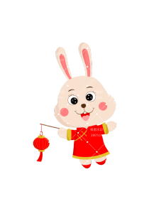 兔年可爱兔子元素