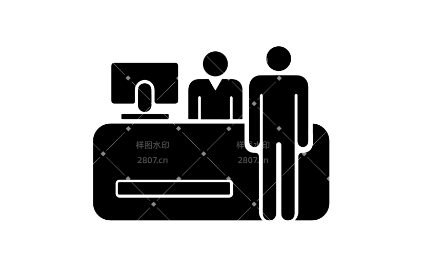 常规内容-图标系列扁平风社会公共图标包装印刷图标元素