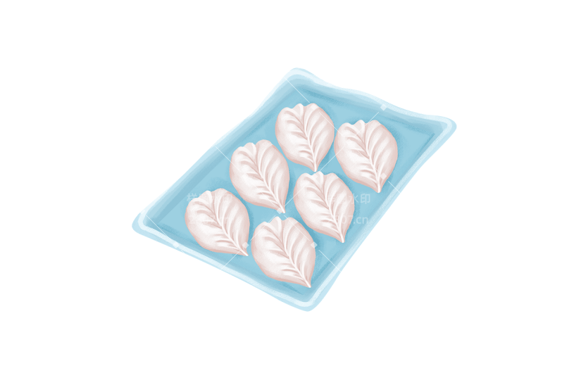 冬至饺子贴纸