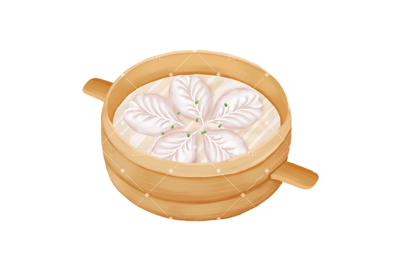 冬至饺子贴纸