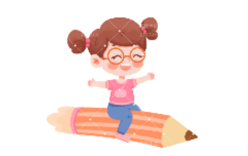 小女孩3教育动态贴纸