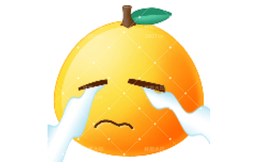 哭泣可爱卡通动态贴纸
