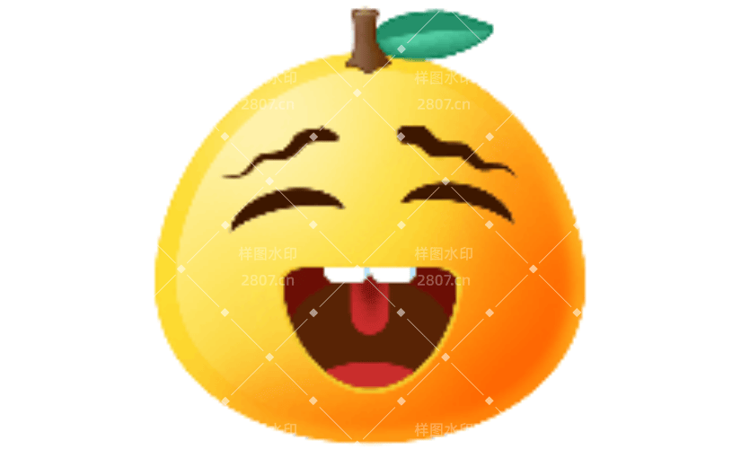 笑到眉毛抽筋可爱卡通动态贴纸