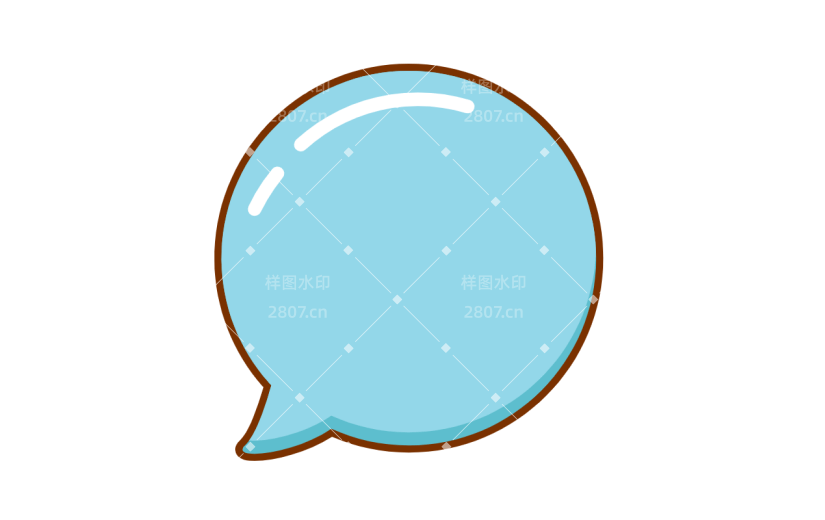 卡通-冬至氛围专题贴纸-气泡框2