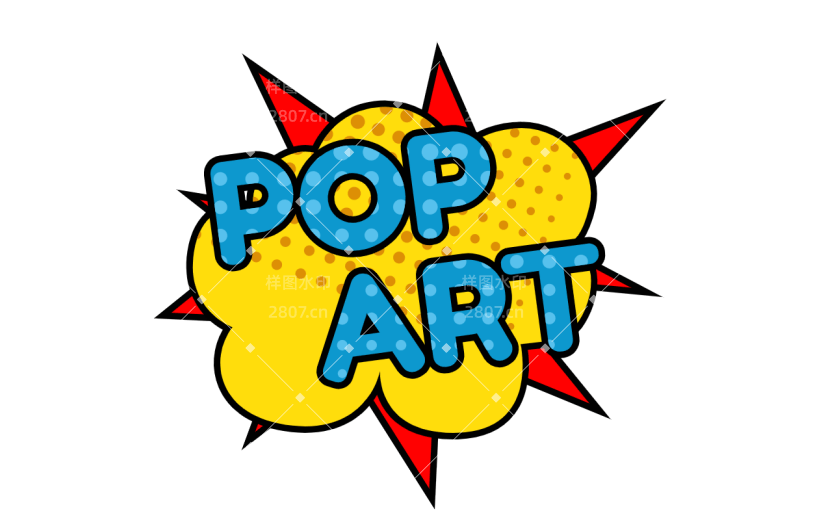 手绘POP ART波普风元素贴纸