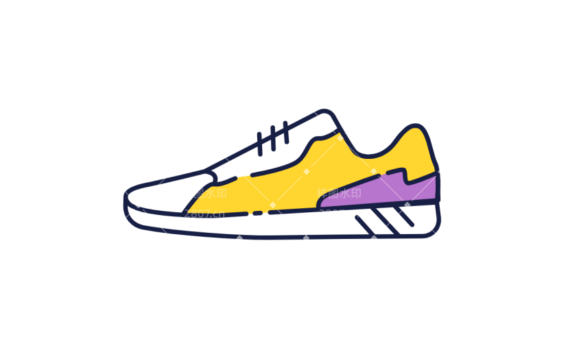 手绘卡通鞋子MBE风icon