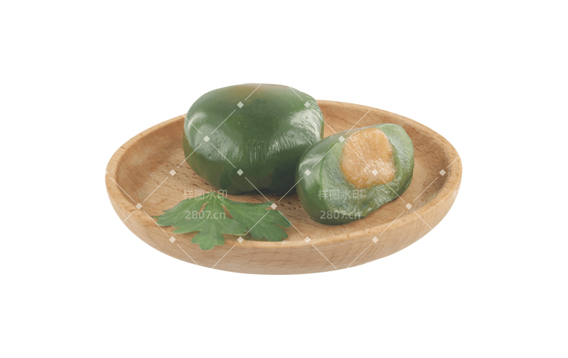 清明节通用实景青团美食元素素材