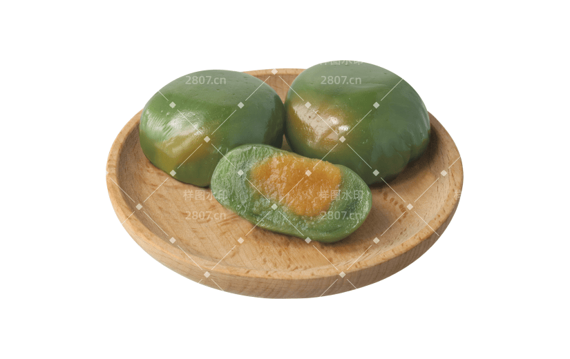 清明节通用实景青团美食元素素材