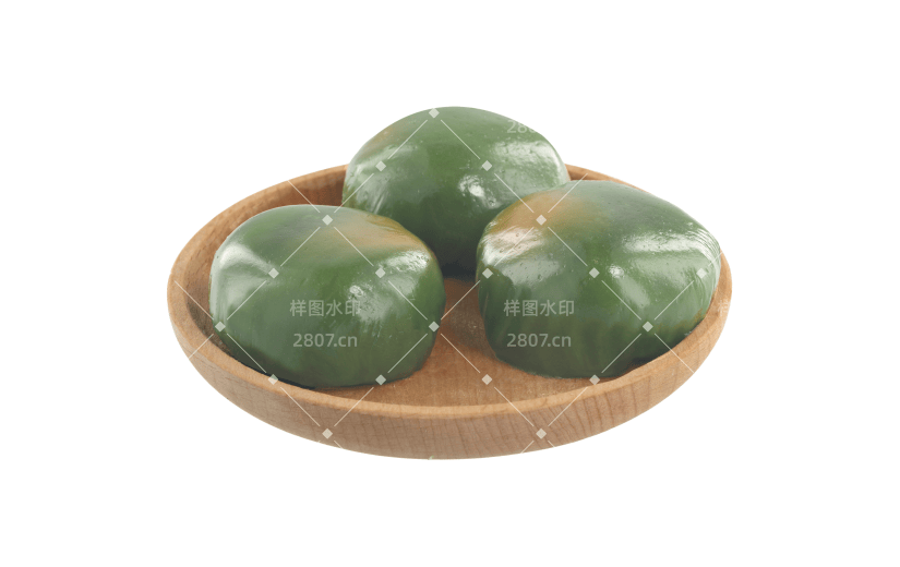 清明节通用实景青团美食元素素材