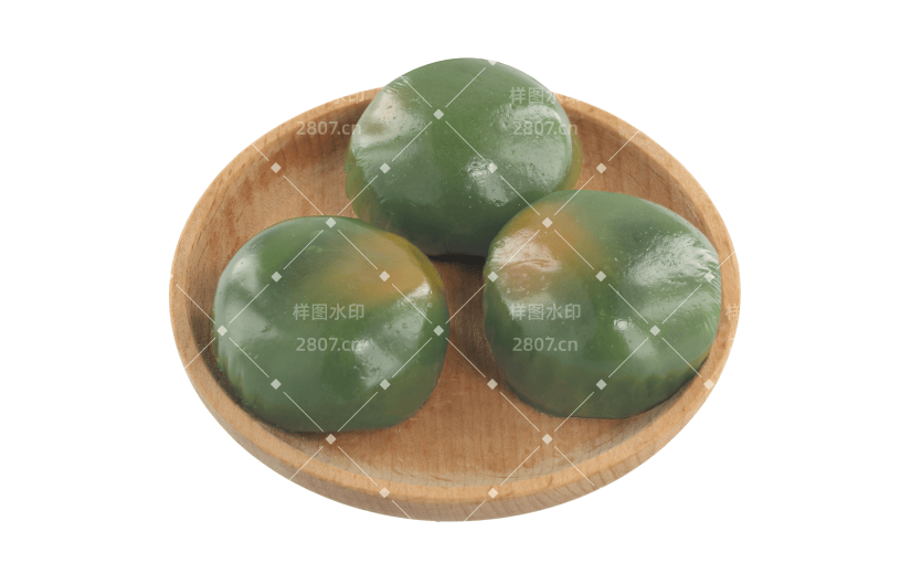 清明节通用实景青团美食元素素材