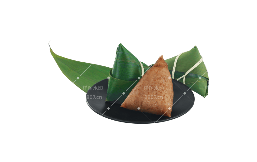 端午节通用粽子实景实拍元素素材