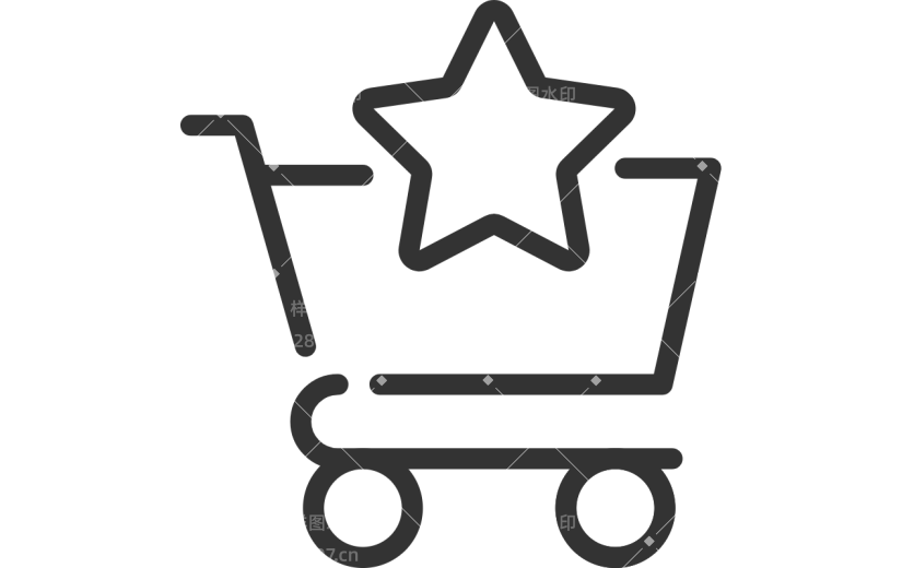 通用黑色矢量会员图标元素素材