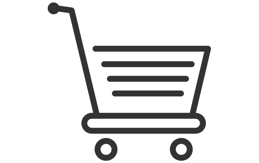 通用黑色矢量网购信息图标元素素材