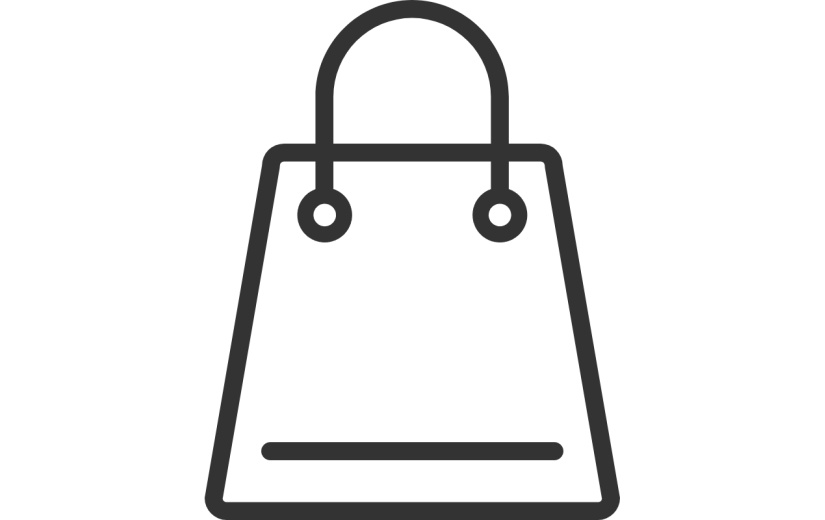 通用黑色矢量网购信息图标元素素材
