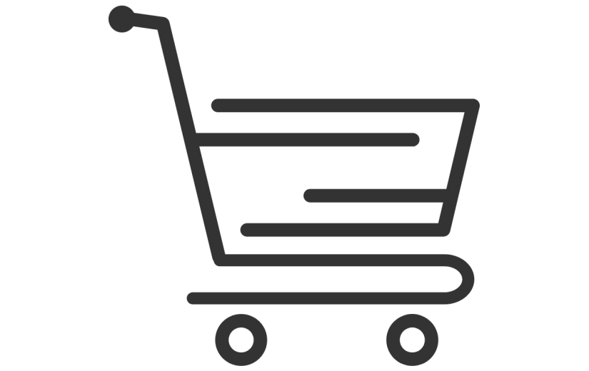 通用黑色矢量网购信息图标元素素材