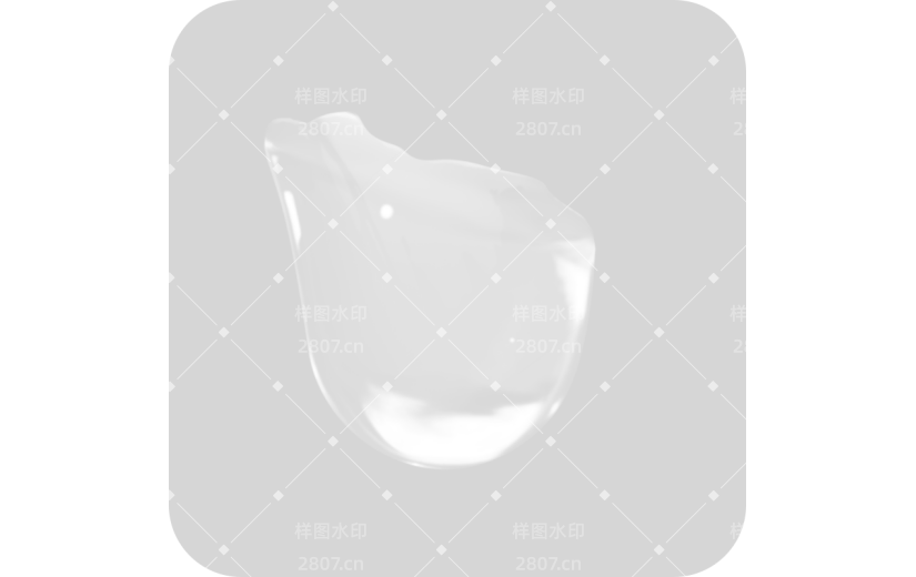 手绘-简约水滴装饰元素贴纸3