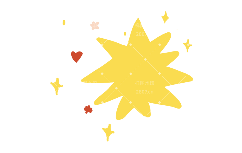 手绘-冬天问候专题贴纸-爆炸框