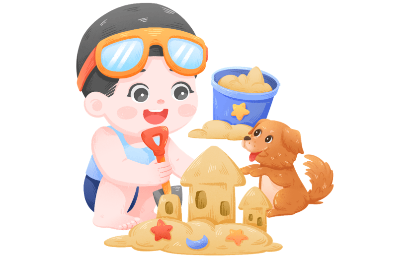 人物元素可爱贴纸