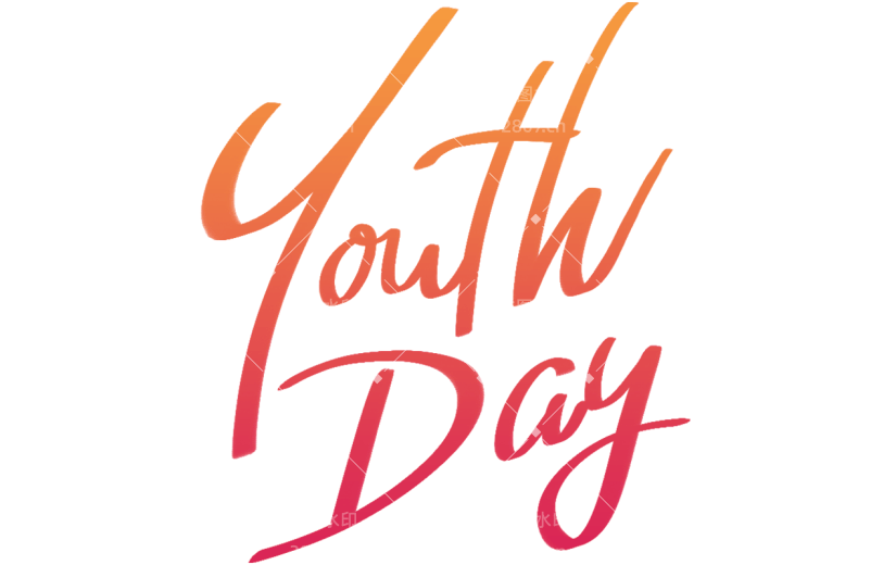 五四青年节通用youthday主题英文文字标题艺术字元素素材