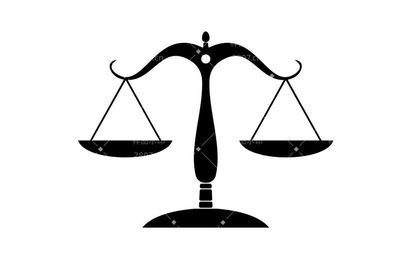 常规内容-图标系列扁平风天秤图标元素