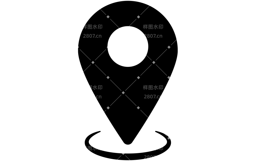 常规内容-图标系列黑色定位符号元素