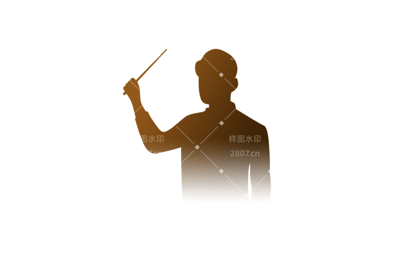 感恩教师节教师老师剪影