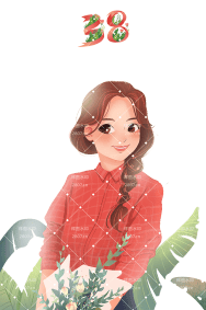 妇女节元素 | 女神形象素材 妇女节元素