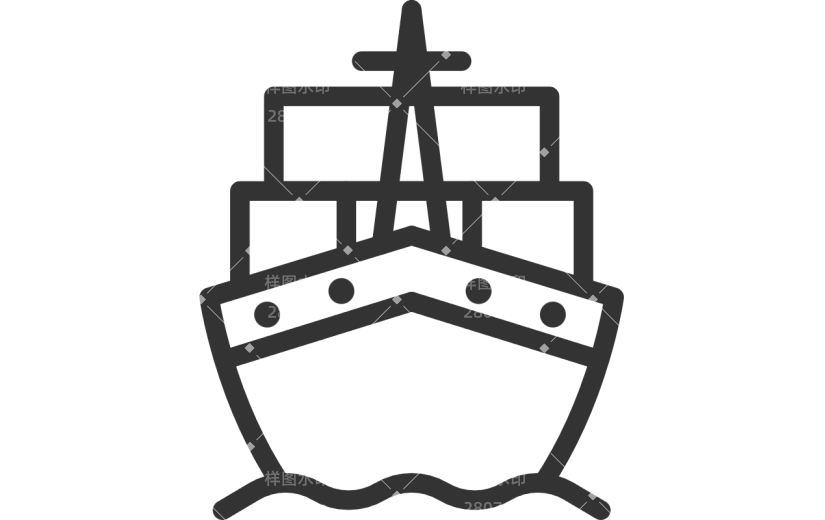 通用黑色矢量物流信息图标元素素材