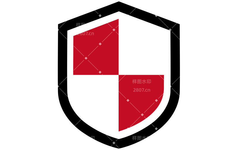 常规内容-图标系列简约感盾牌图标元素