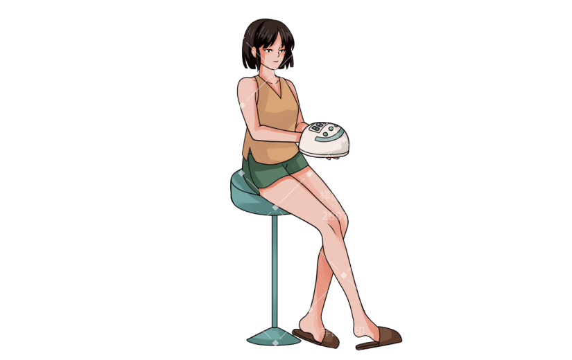 手绘烘干指甲美甲元素