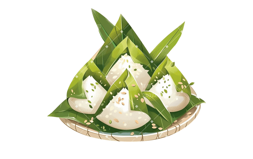 端午节通用插画粽子卡通元素素材