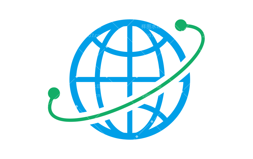 常规内容-图标系列简约感地球网格图标元素