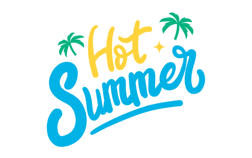 夏天夏季通用hellosummer夏日涂鸦艺术字元素素材