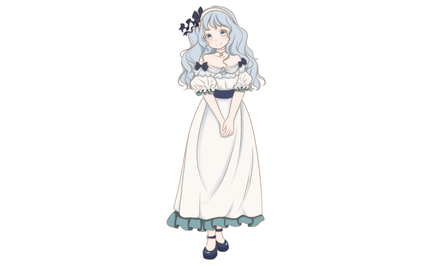 手绘小女孩洛丽塔人物9